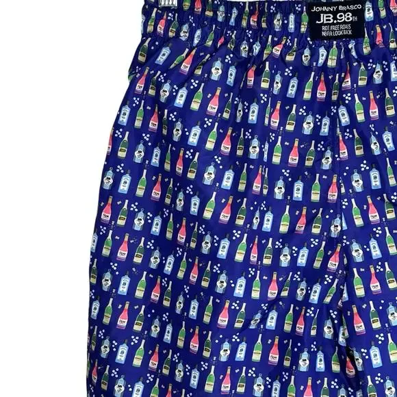 Johnny Brasco Cocktail Swim‎ Shorts Trunks Happy Hour Mens Large Party Vegas - Picture 6 of 12